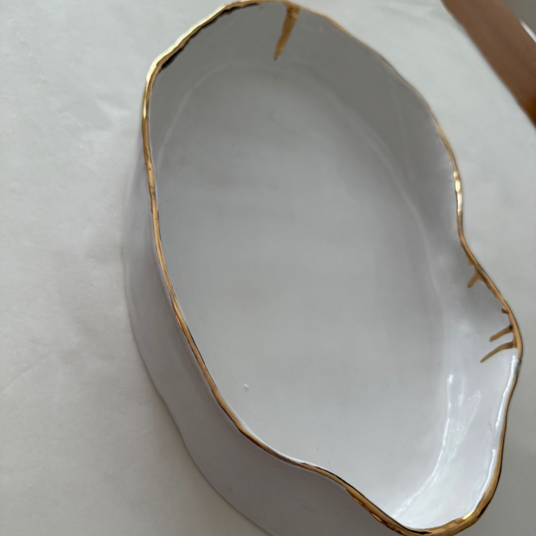 Organic Oval Serving Dish