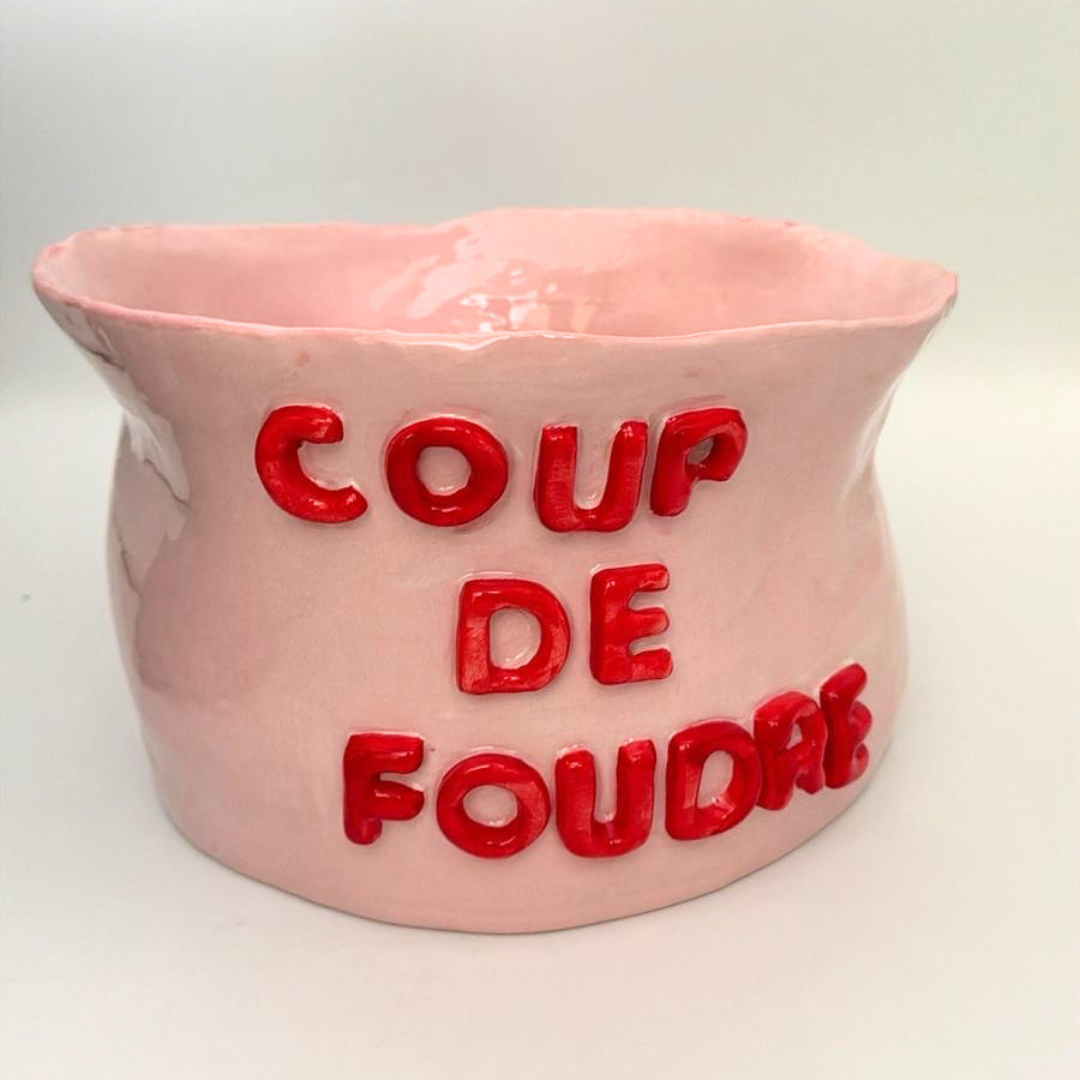 "Coup de Foudre" Ceramic Vase