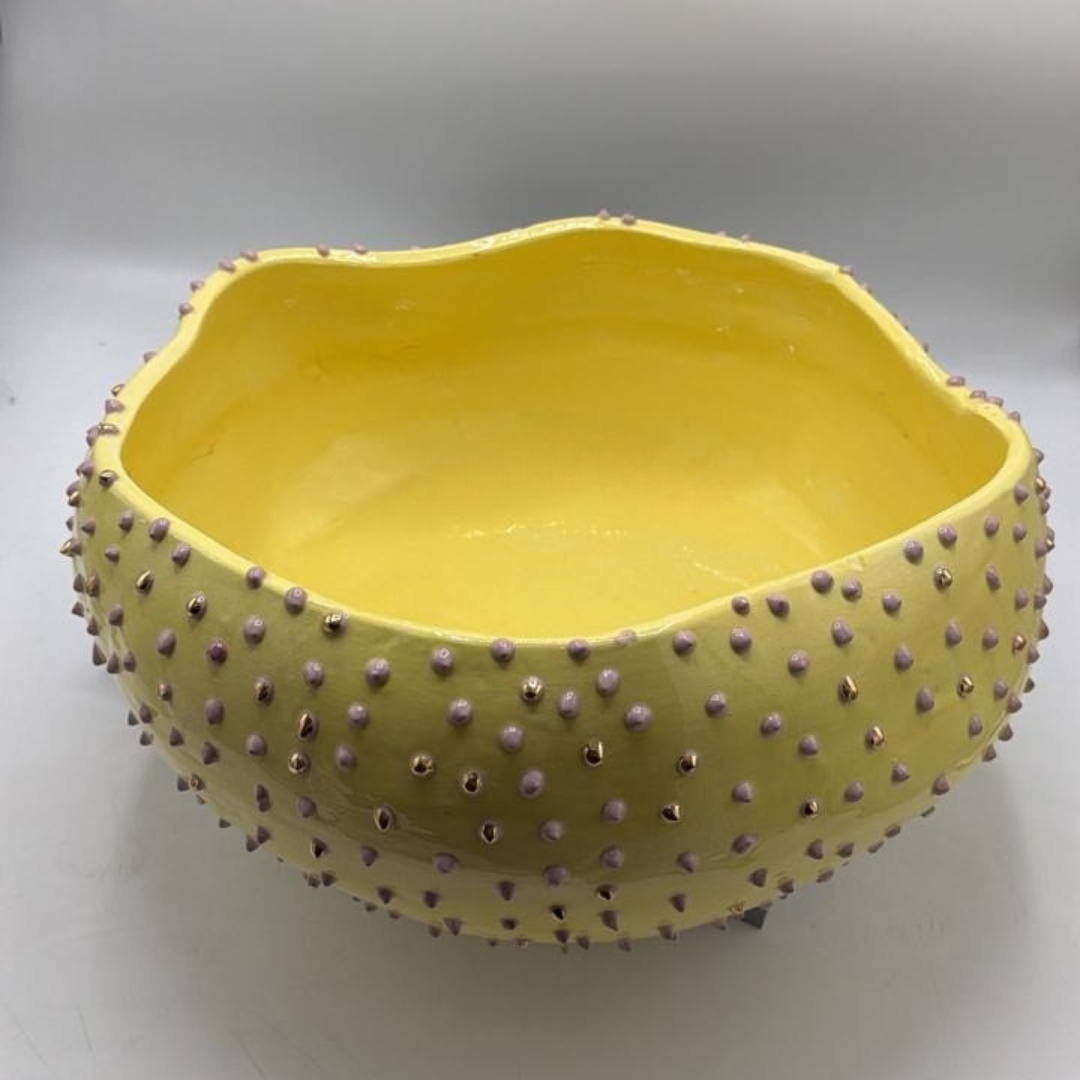 “Dots" Ceramic Serving Bowl