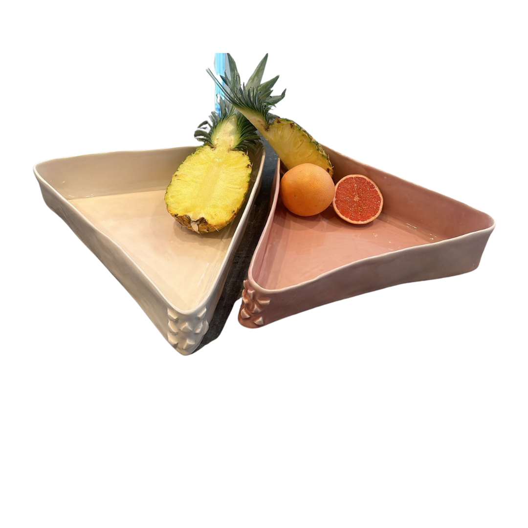 "Geometric" Triangle Serving Dish