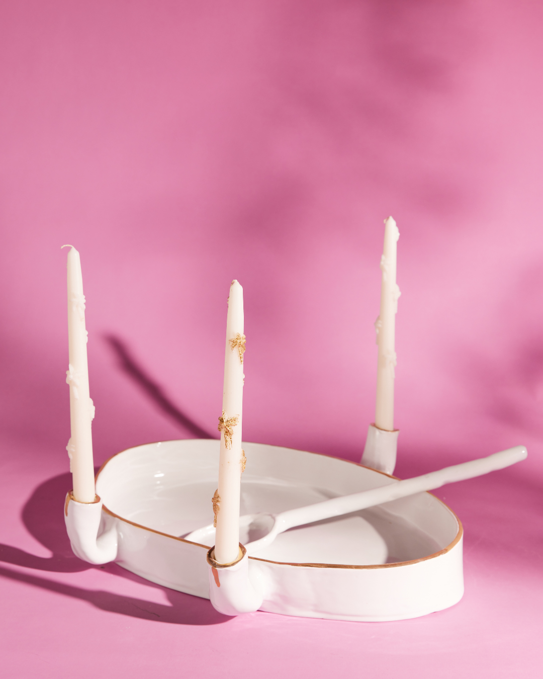 "Candelabra" Oval Serving Dish