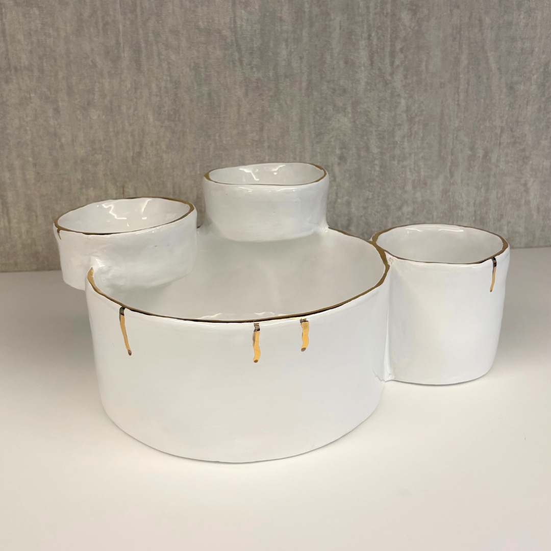 "Trio" Round Serving Bowl