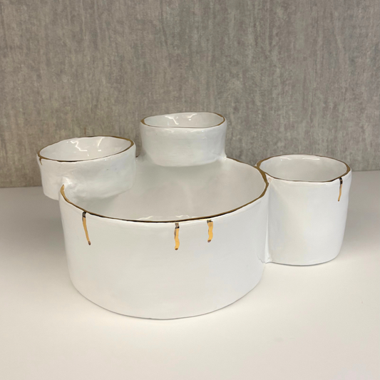 "Trio" Round Serving Bowl