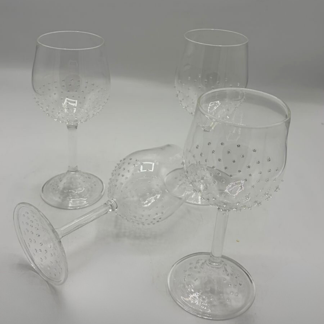 "Dots" Wine Glass Cups