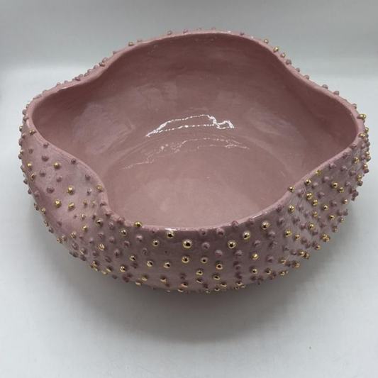 “Dots" Ceramic Serving Bowl