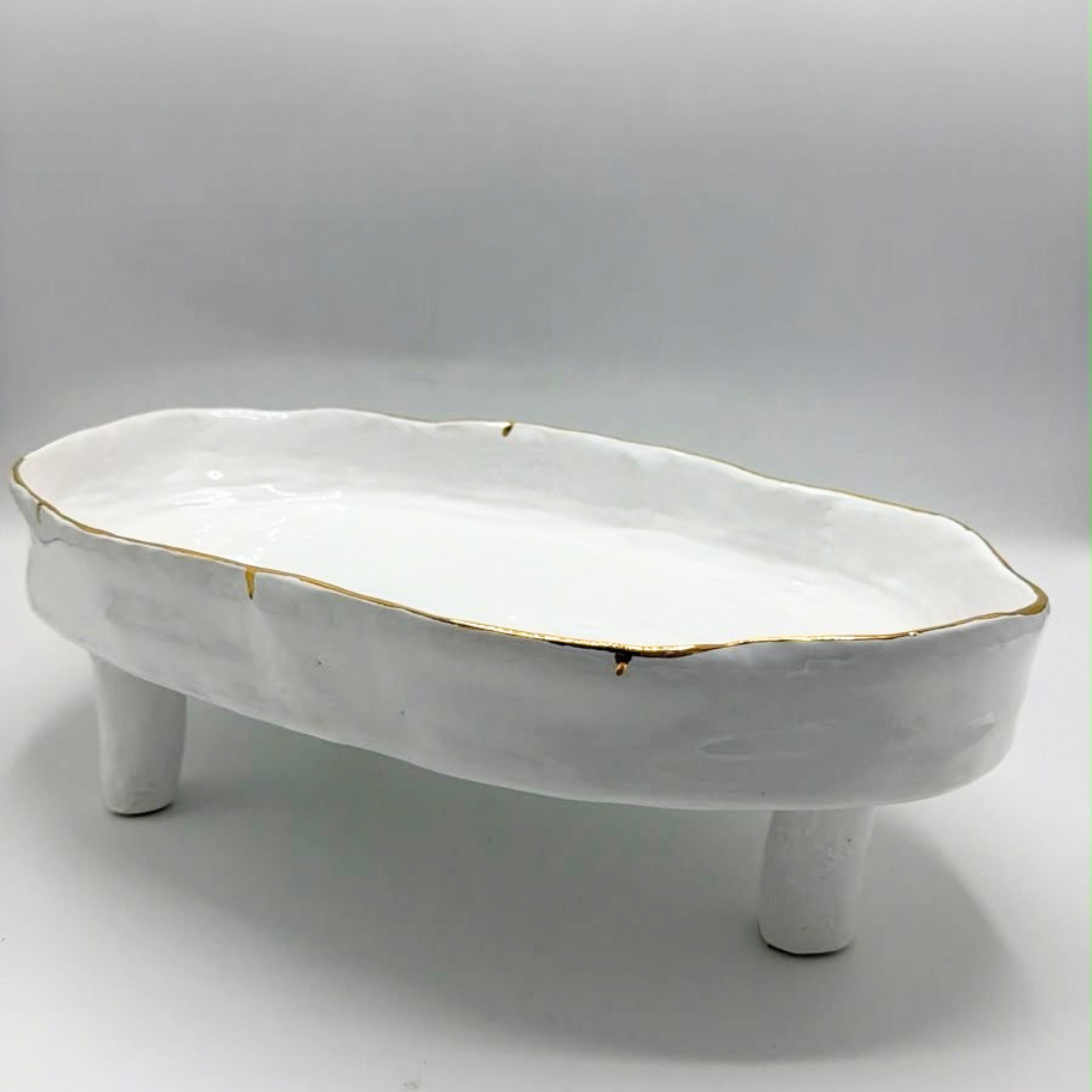 Oval Elevated Serving Dish