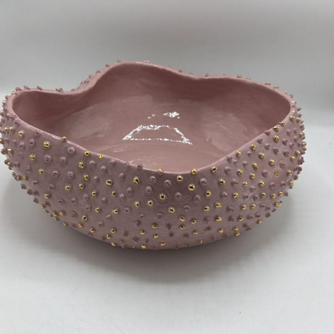 “Dots" Ceramic Serving Bowl