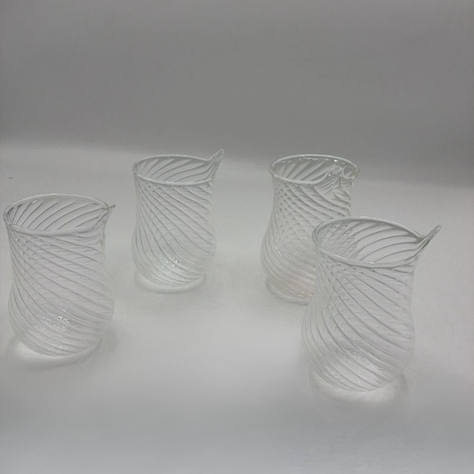 "Twist" Glass Cups