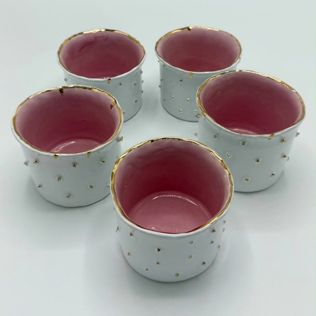 Ceramic Round Medium Nut Bowls - per piece