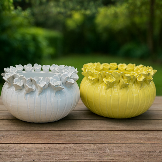 "Tulips" Ceramic Vase