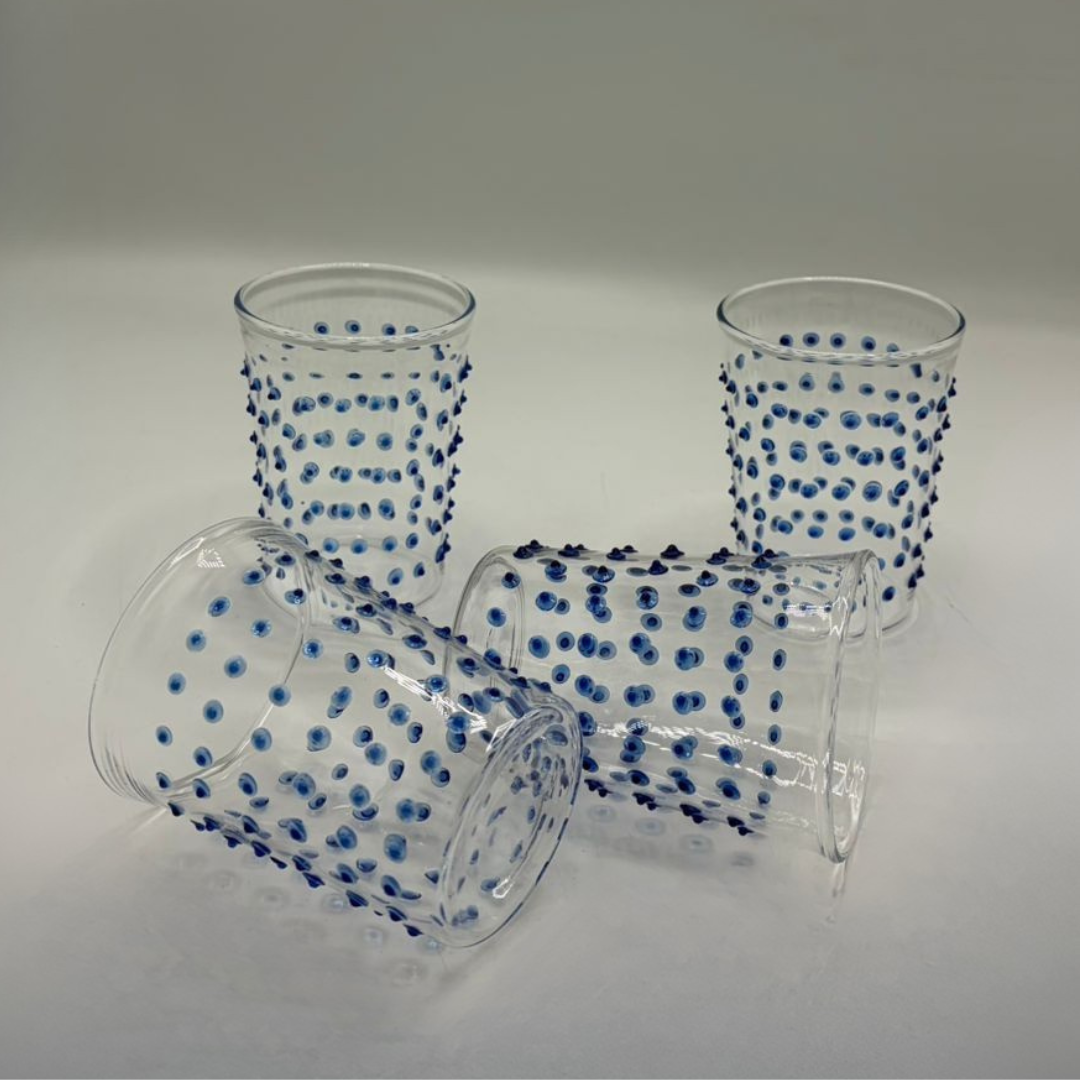 "Dots" Glass Cups