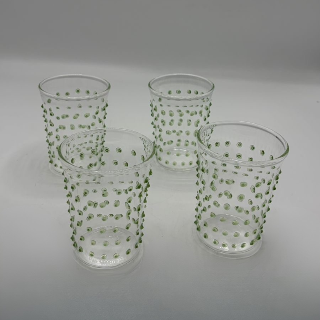 "Dots" Glass Cups