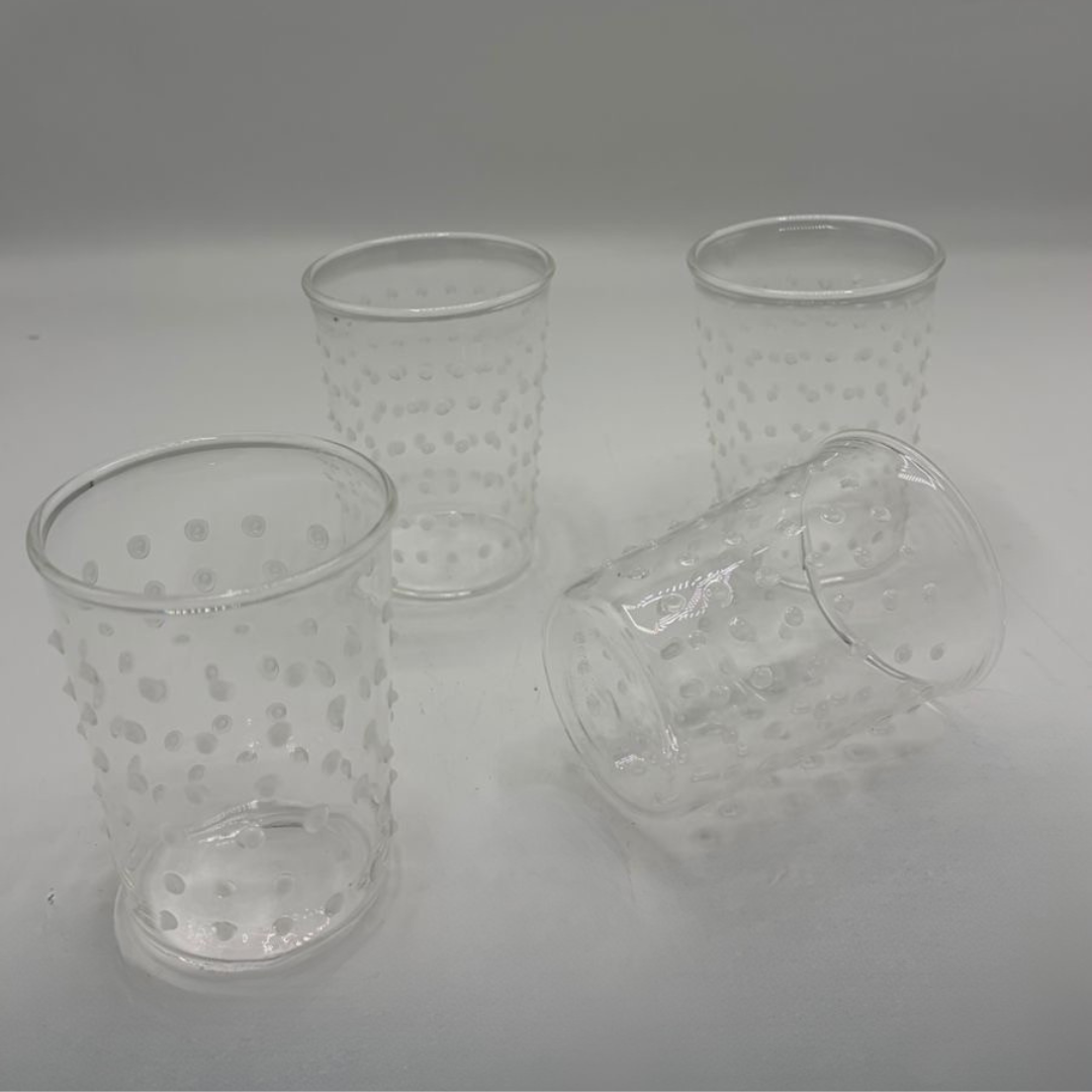 "Dots" Glass Cups