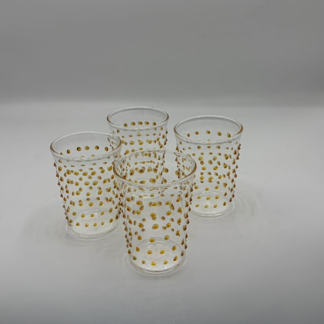 "Dots" Glass Cups